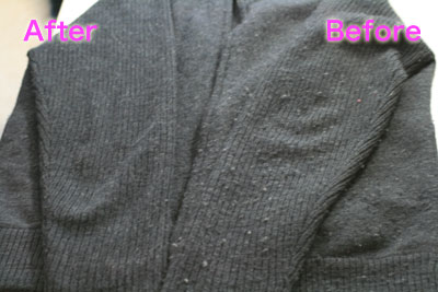 毛玉Before・After