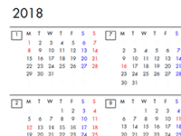 2018年版スケジュール帳（無料）サムネイル画像
