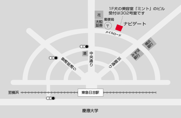 ナビゲートの地図